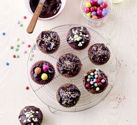 Chocolate fudge cupcakes