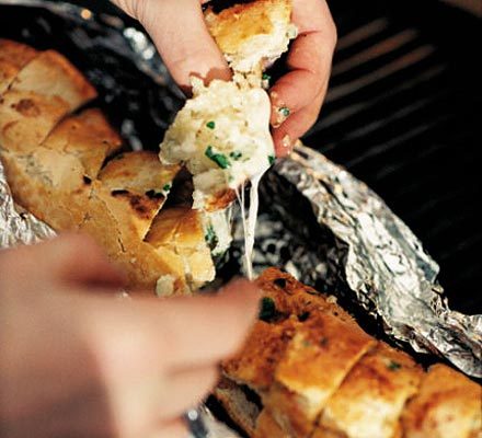 Cheesy garlic baguette